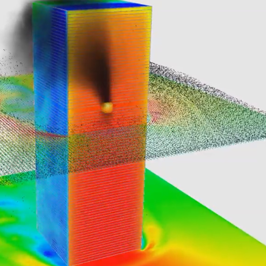 4. Propagarea gazelor de ardere si a fumului din cladirile inalte in programul simulator